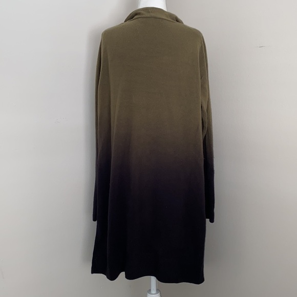 Adam Levine Ombré Olive to black cardigan - Picture 4 of 10